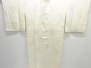 未使用品　花丸文様織出し長襦袢